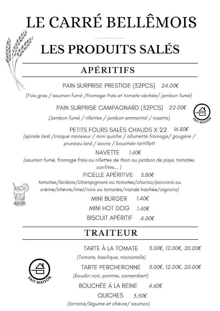 Menu_Le Carré Bellêmois Boulangerie Pâtisserie Chocolaterie_Bellême_image_4
