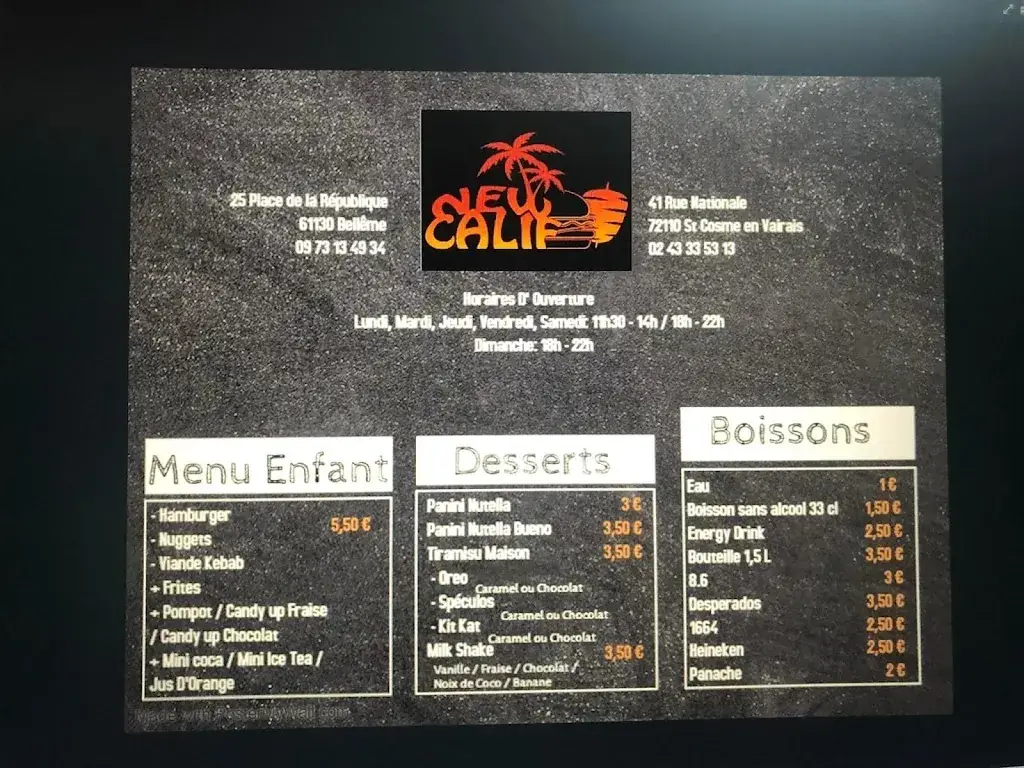 Menu_New calif belleme_Bellême_image_2