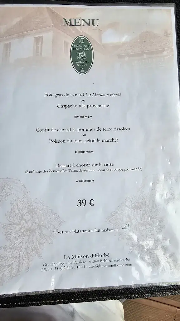 Menu_La Maison d'Horbé_Belforêt-en-Perche_image_2