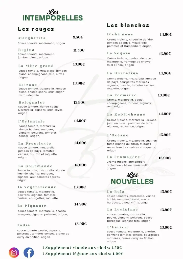 Menu_La table de Boïa_Biéville-Beuville_image_1