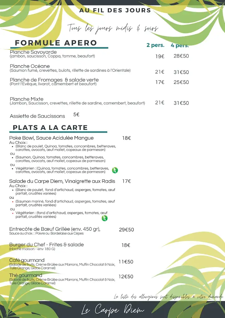 Menu_Le Carpe Diem_Bernay_image_3