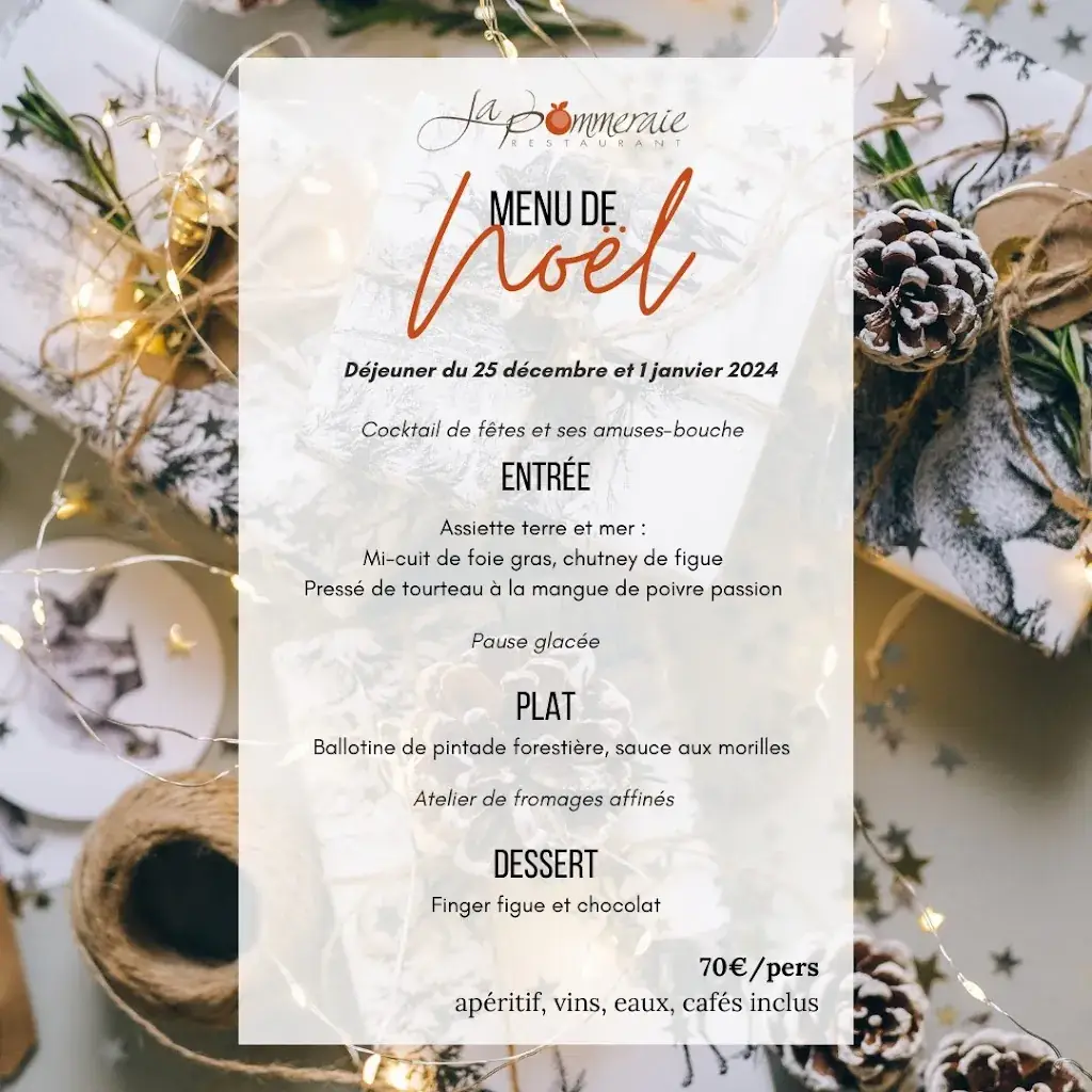 Menu_La Pommeraie | Restaurant à bernay | Traiteur | Mariage | Séminaire | Anniversaire | Cérémonie_Treis-Sants-en-Ouche_image_4