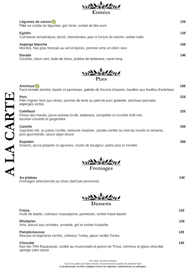 Menu_Le Moulin Fouret | Hôtel | Restaurant | Traiteur | Séminaires | Treis-Sants-en-Ouche_Treis-Sants-en-Ouche_image_3