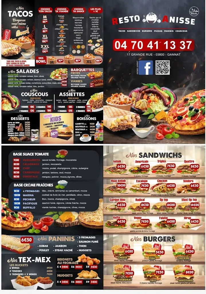 Menü_Restaurant Anisse_Gannat_Bild_3