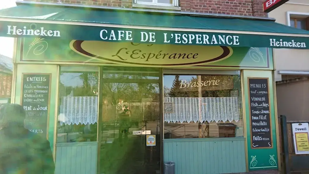 Café de l'Espérance restaurant à Bernay