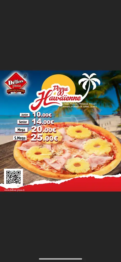 Menu_Délices Pizza_Bernay_imagen_1