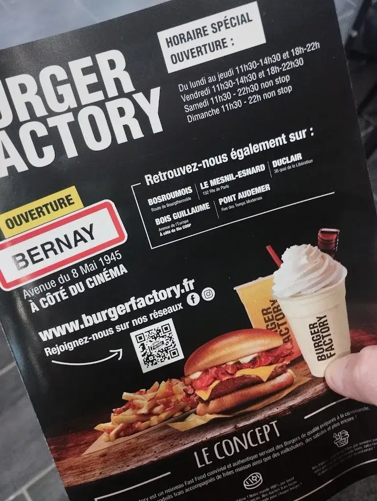 Menu_Burger Factory Bernay_Bernay_image_2