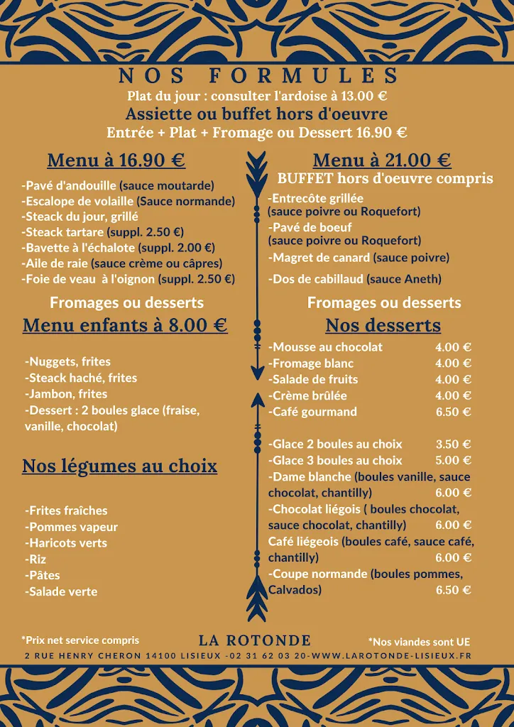 Menu_La rotonde Lisieux_Lisieux_image_2