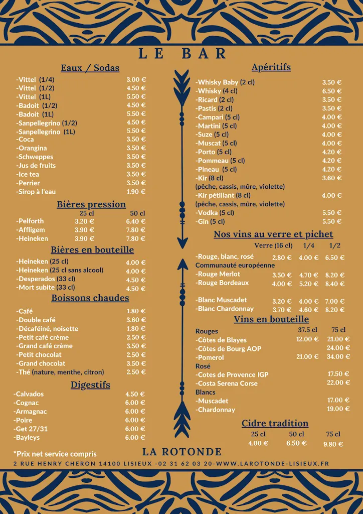 Menu_La rotonde Lisieux_Lisieux_image_3