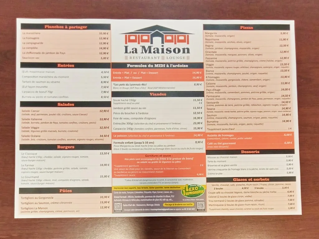 Menu_La Maison_Lisieux_image_1
