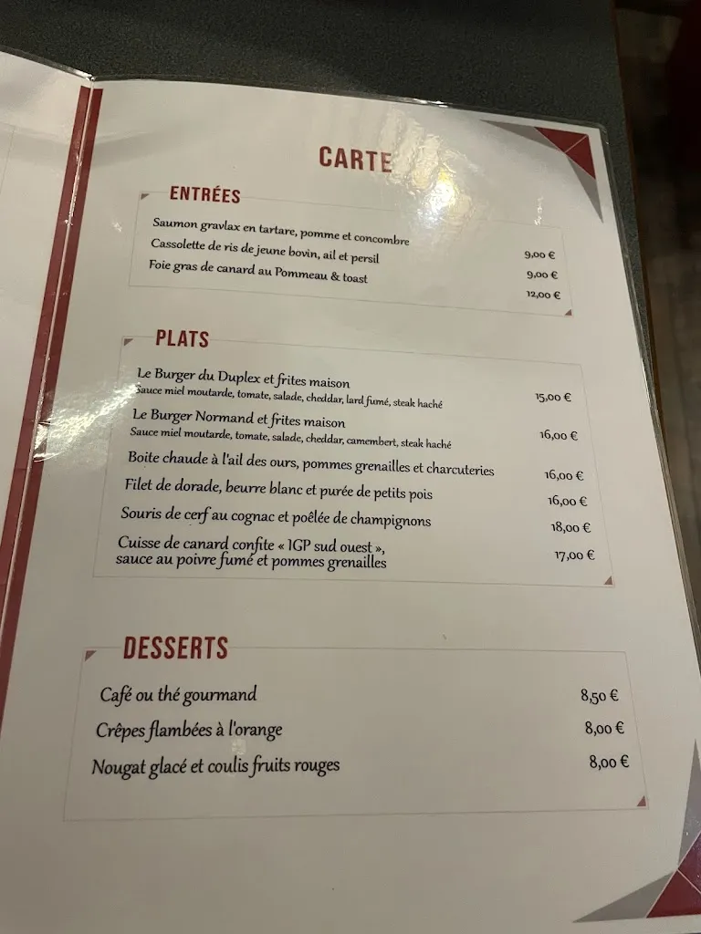 Menu_Le DUPLEX_Lisieux_image_2