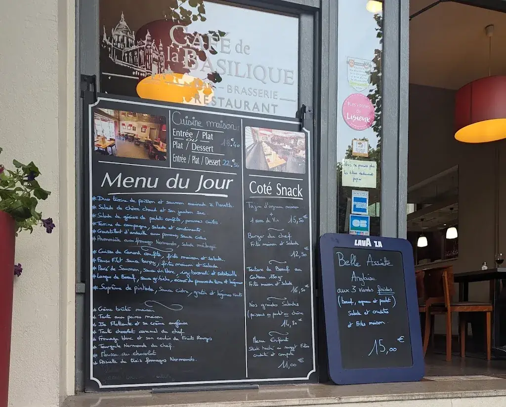 Menü_Café de la Basilique_Lisieux_Bild_1