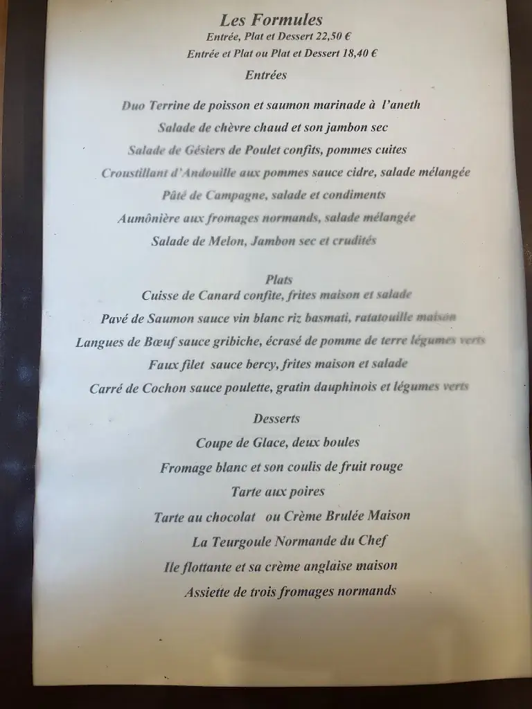 Menü_Café de la Basilique_Lisieux_Bild_2