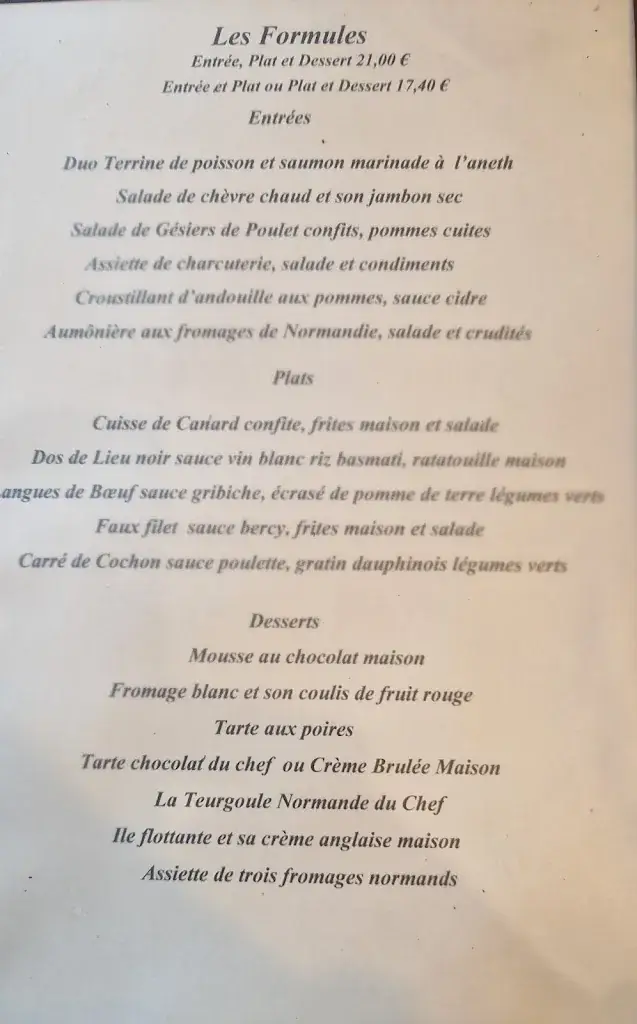 Menü_Café de la Basilique_Lisieux_Bild_3