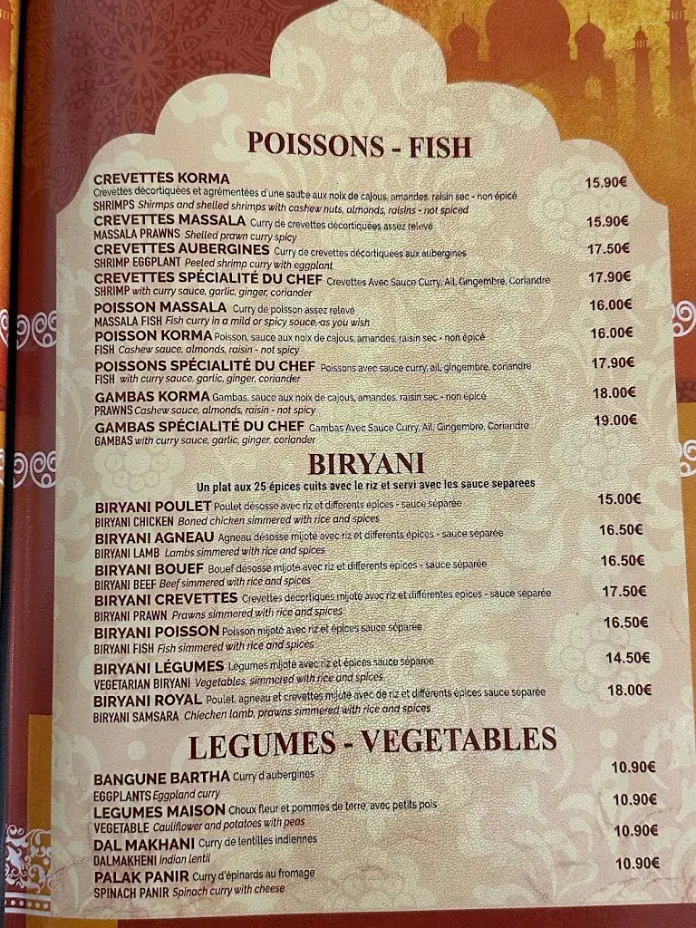 Menu_Palais indien_Lisieux_image_1