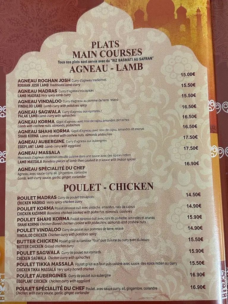 Menu_Palais indien_Lisieux_image_4