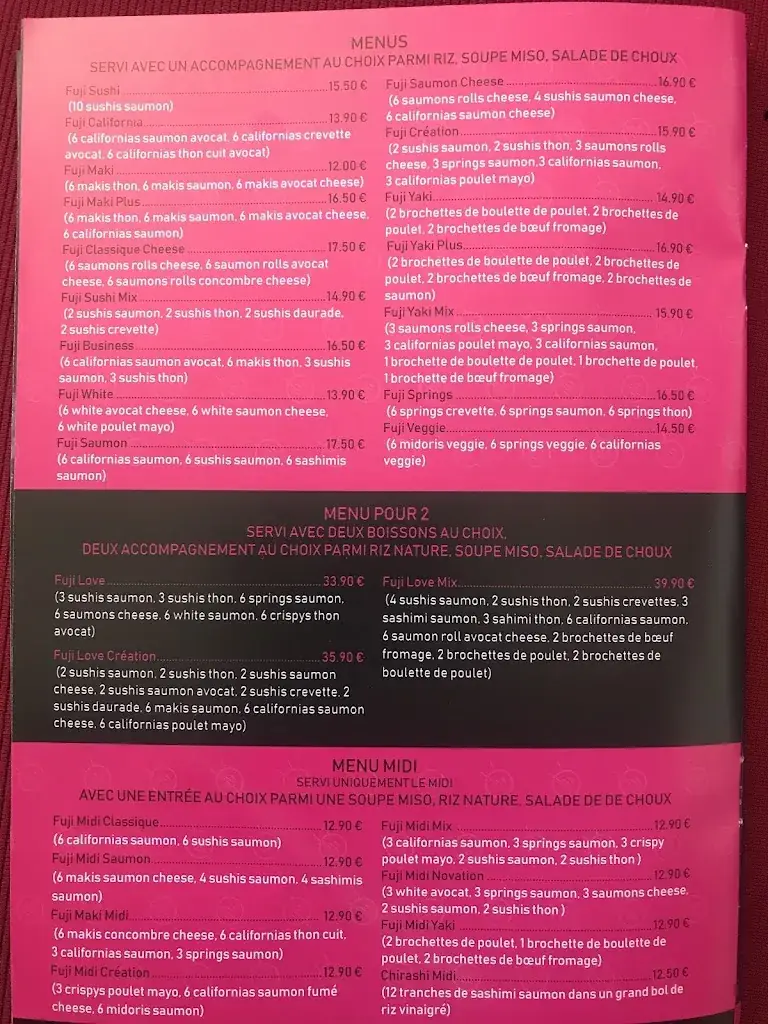 Menu_Fuji Sushi Lisieux_Lisieux_image_1