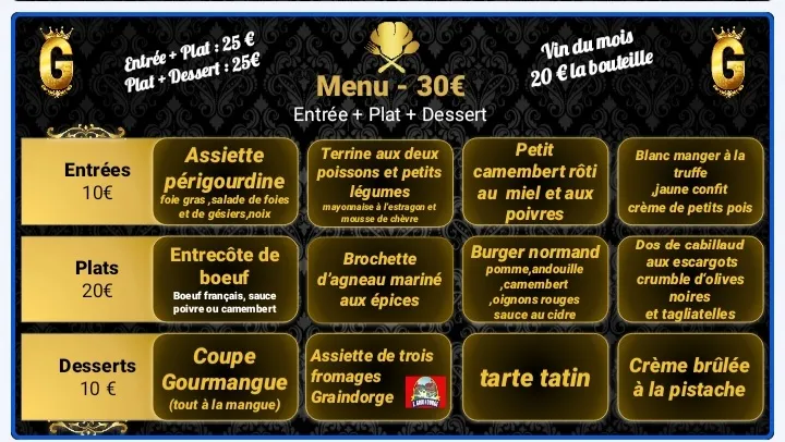 Menu_The Guest Lisieux_Lisieux_image_1
