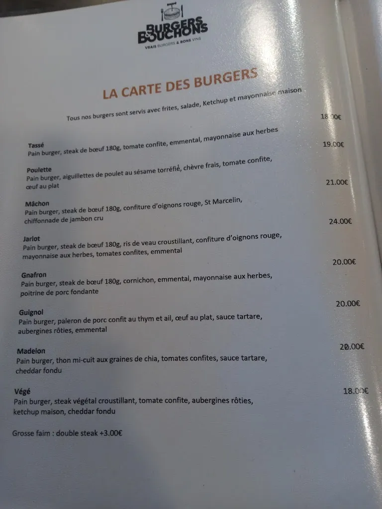 Menu_Restaurant Burgers & Bouchons_Gleizé_image_3