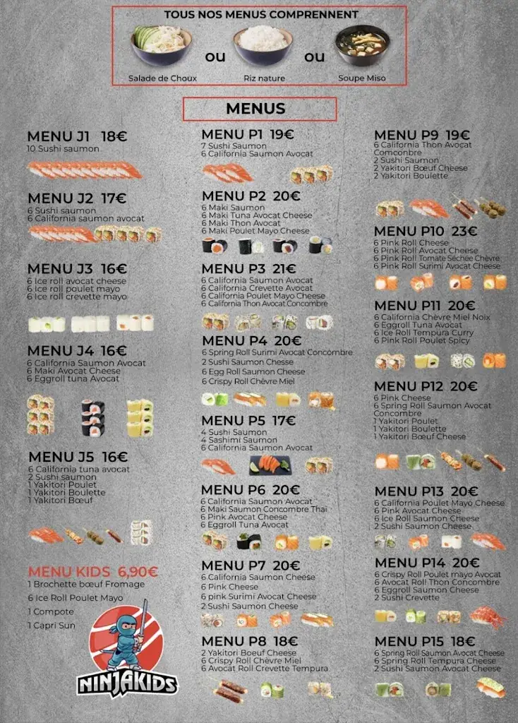 Menu_Ninja sushi_Beuzeville_image_2