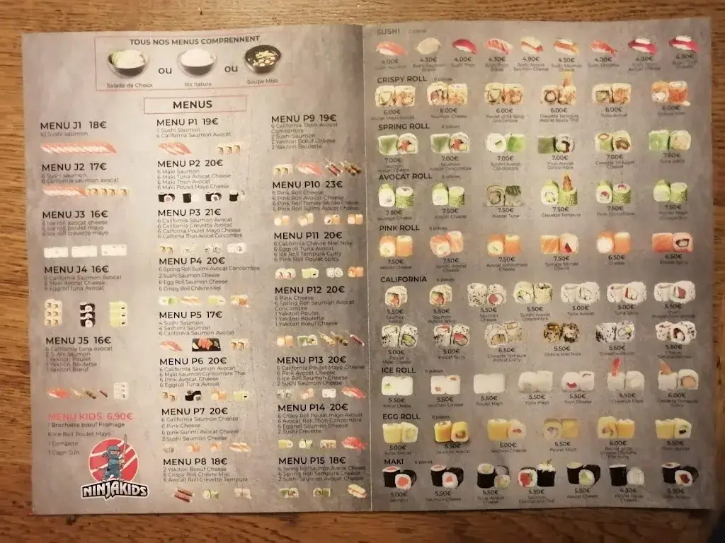 Menu_Ninja sushi_Beuzeville_image_4