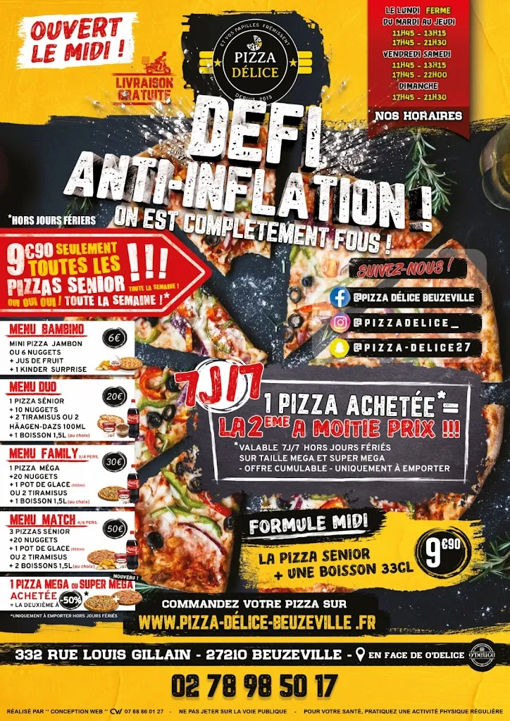 Menu_Pizza Délice_Beuzeville_image_2