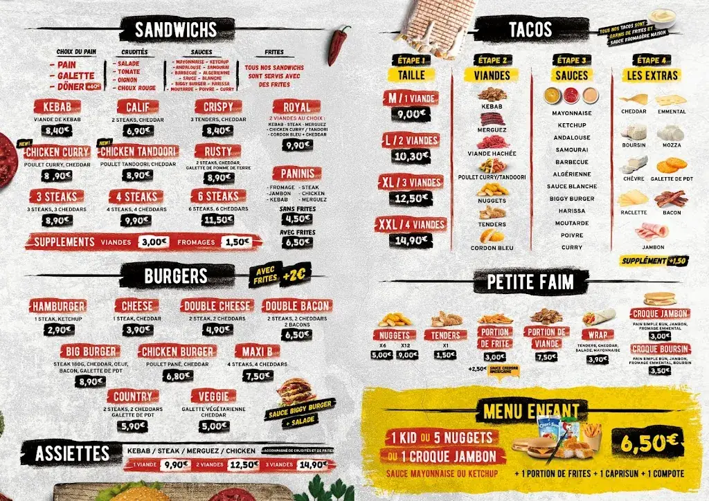 Menu_O'Délice Beuzeville_Beuzeville_imagen_1