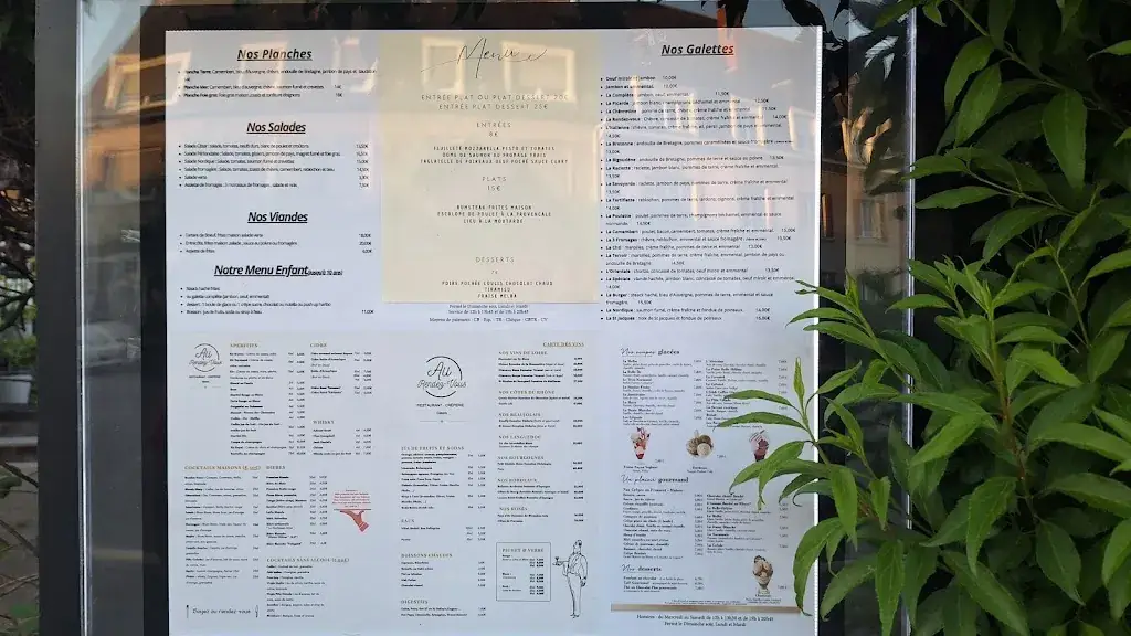 Menu_Au Rendez-Vous _Gisors_image_1