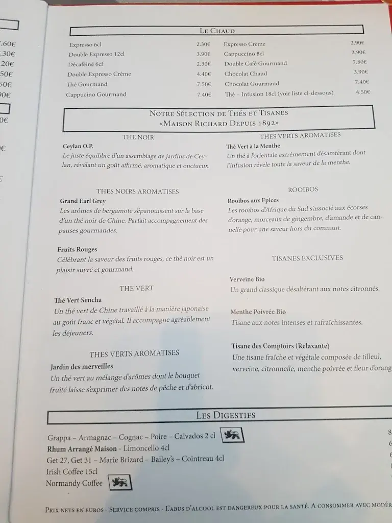 Menu_L'Olive Verte_Gisors_image_4