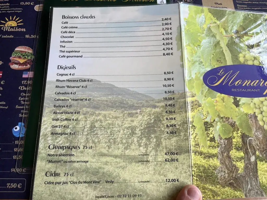 Menu_le monarque_Gisors_image_3