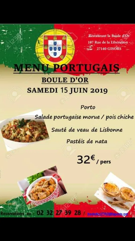 Menu_La Boule d'Or_Gisors_image_2