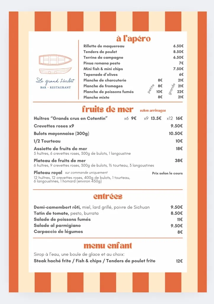 Menu_Le grand herbet_Blainville-sur-Mer_imagen_2