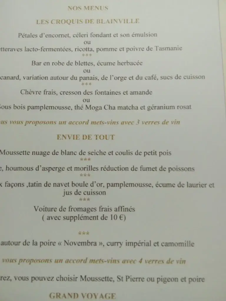 Menu_Chateaux et Hotels Collection - Le Mascaret_Blainville-sur-Mer_immagine_1