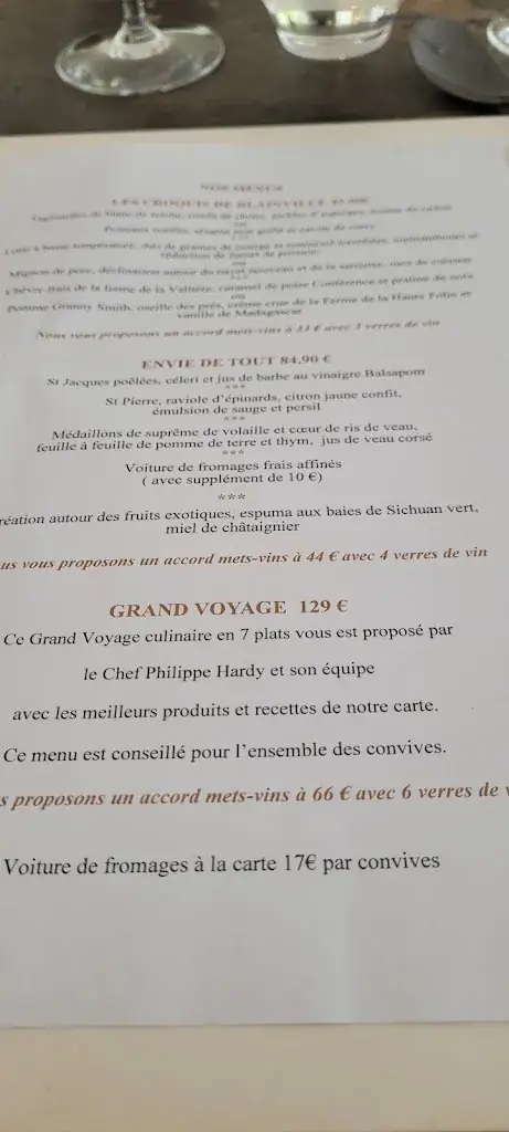 Menu_Chateaux et Hotels Collection - Le Mascaret_Blainville-sur-Mer_immagine_3