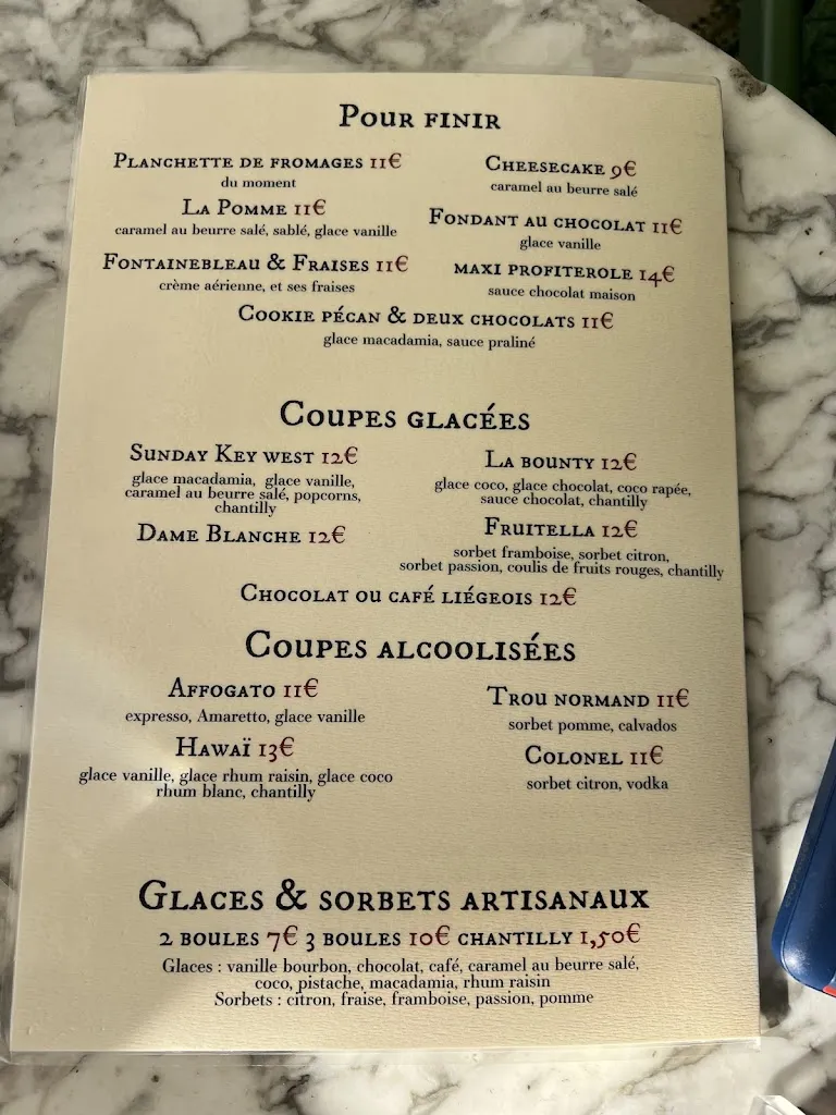 Menu_Key West_Blonville-sur-Mer_image_1