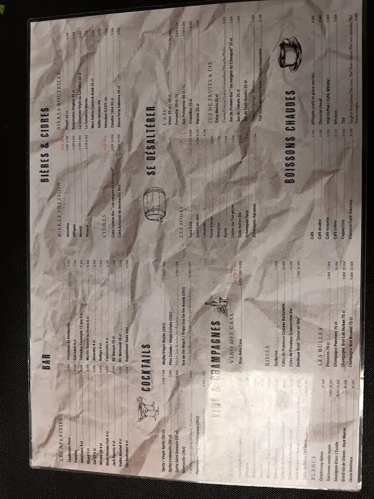 Menu_La villa_Blonville-sur-Mer_image_2