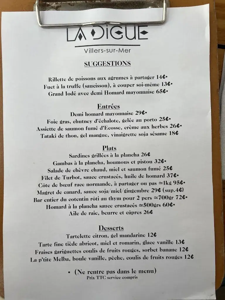 Menu_La Digue de Villers_Villers-sur-Mer_image_2