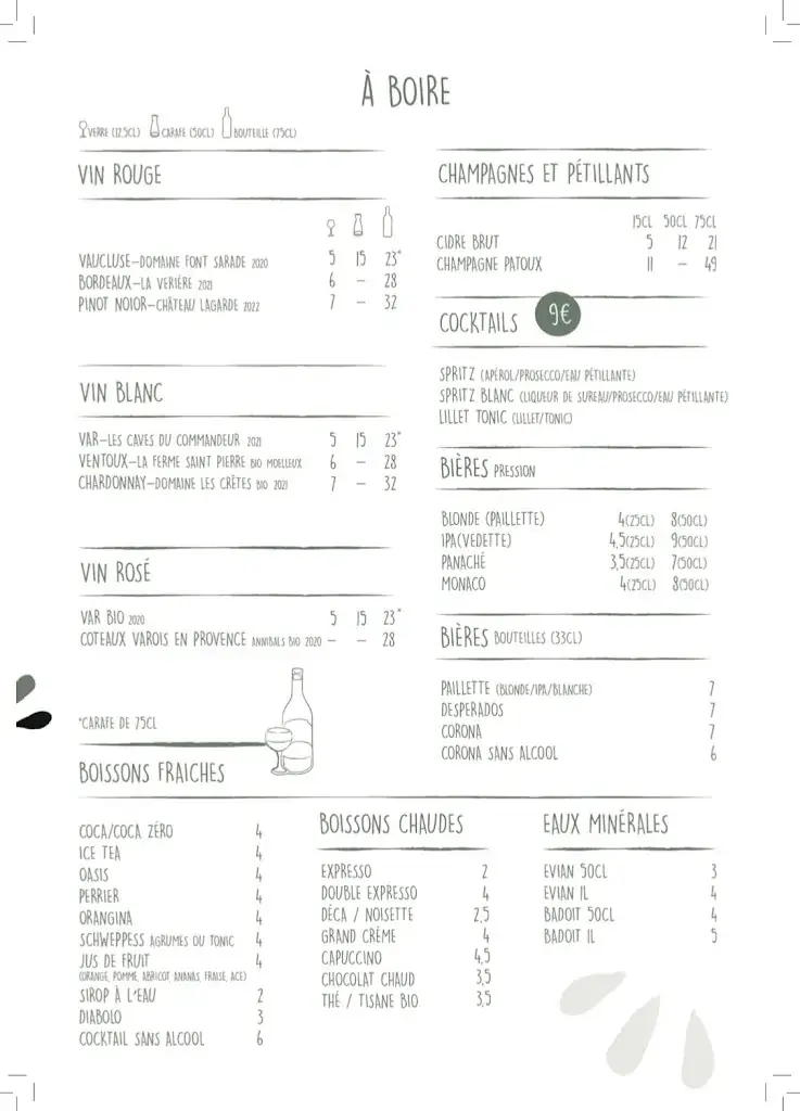 Menu_LITTLE MANJO LA PLAGE_Villers-sur-Mer_image_2