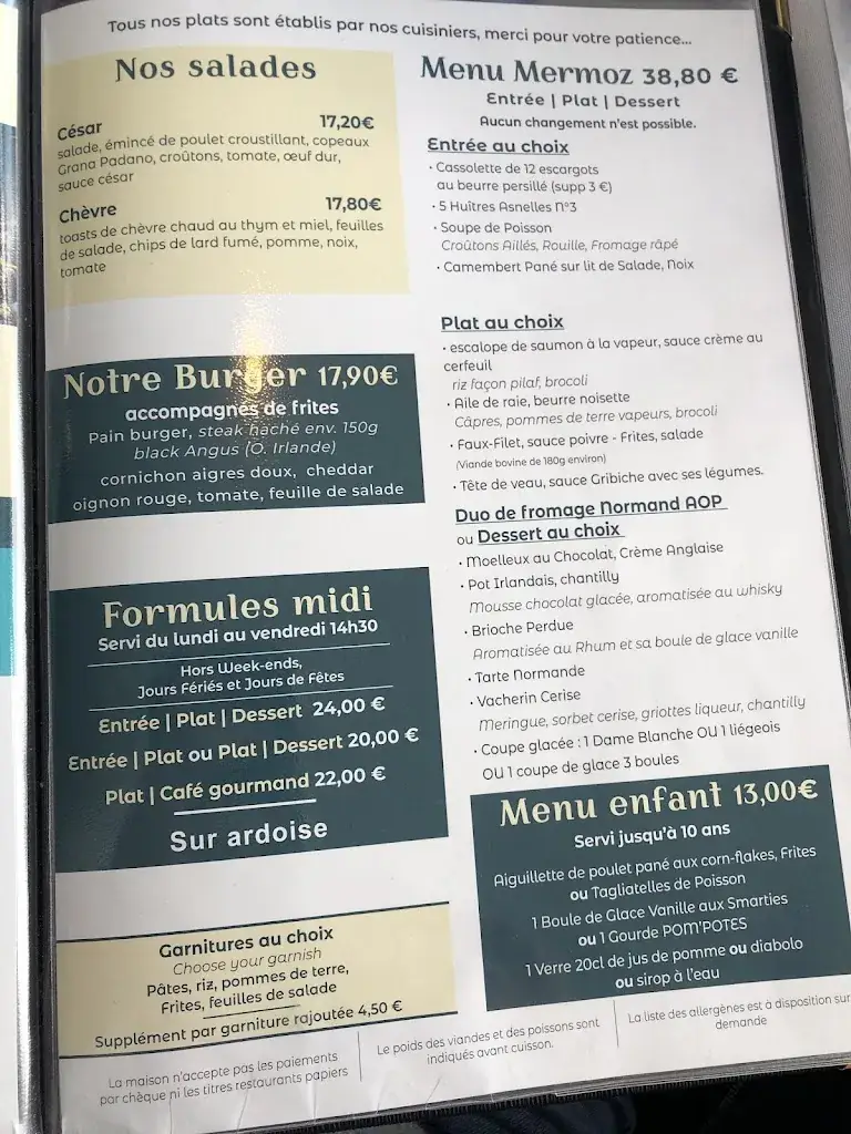 Menu_Le Mermoz_Villers-sur-Mer_image_3