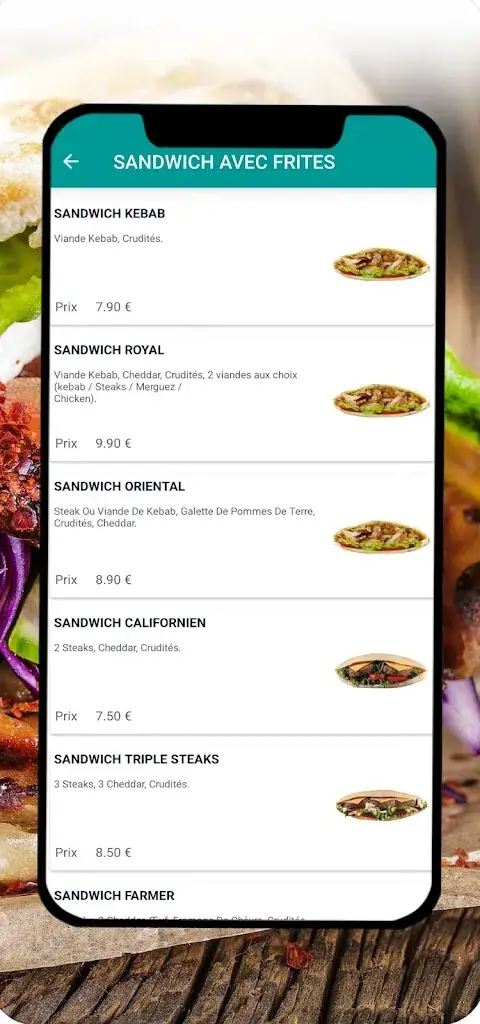 Menu_L'Etoile Orientale Bolbec_Bolbec_image_1