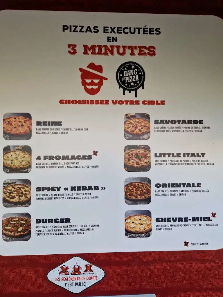 Menu_Gang Of Pizza_Bourguébus_image_1