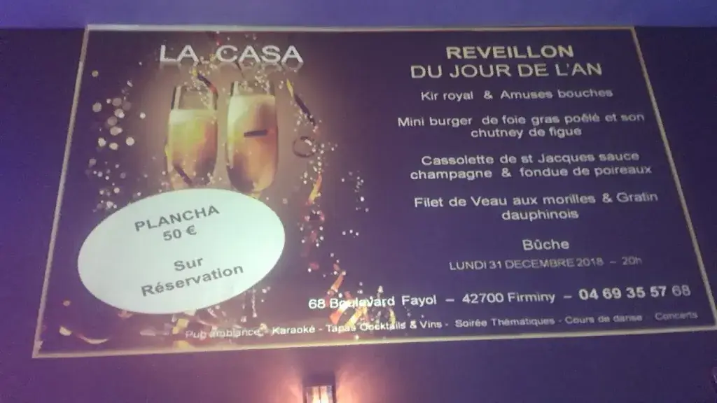 Menu_LA CASA - FIRMINY_Firminy_image_1