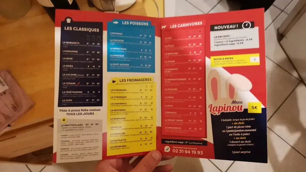 Menü_Dominute Pizza_Bretteville-sur-Laize_Bild_1