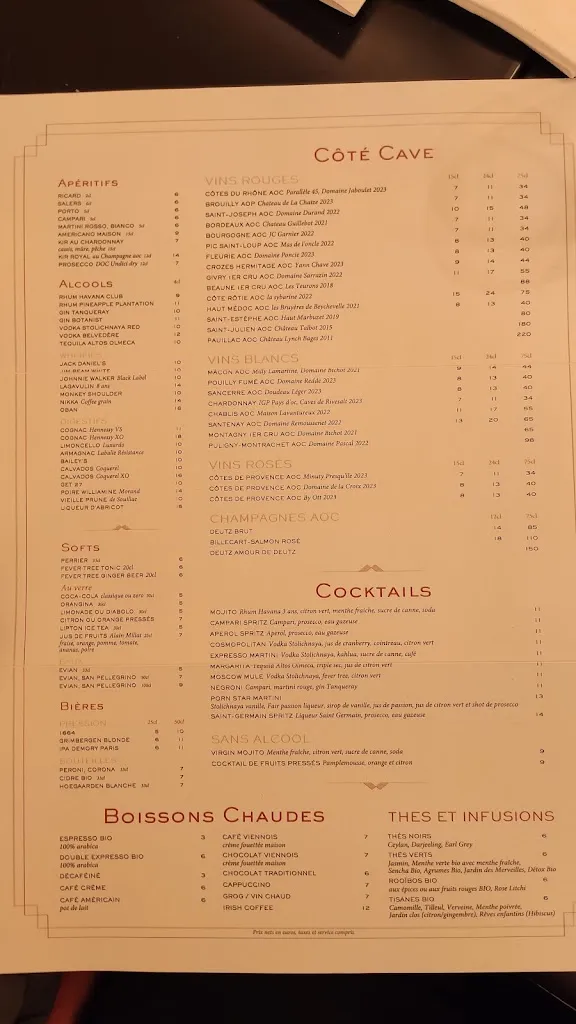 Menu_Le Bistrot de Breteuil_Paris_image_1