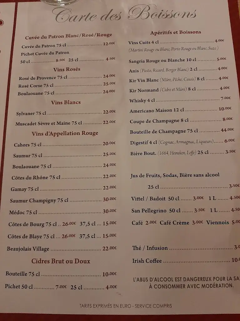 Menu_Restaurant Au Feu De Bois_Breteuil_image_2