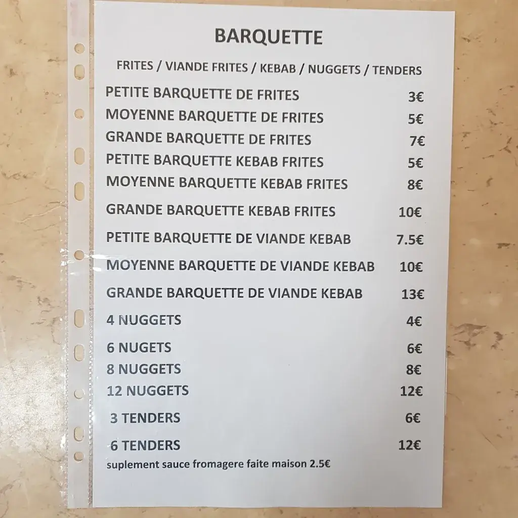 Menu_Café de Paris bar restaurant français burger french tacos kebab_Bricquebec-en-Cotentin_immagine_3