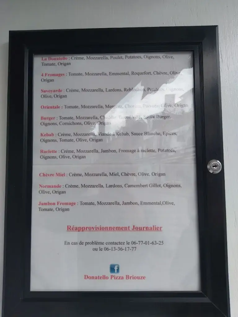 Menu_Donatello Pizza - Briouze_Briouze_image_1