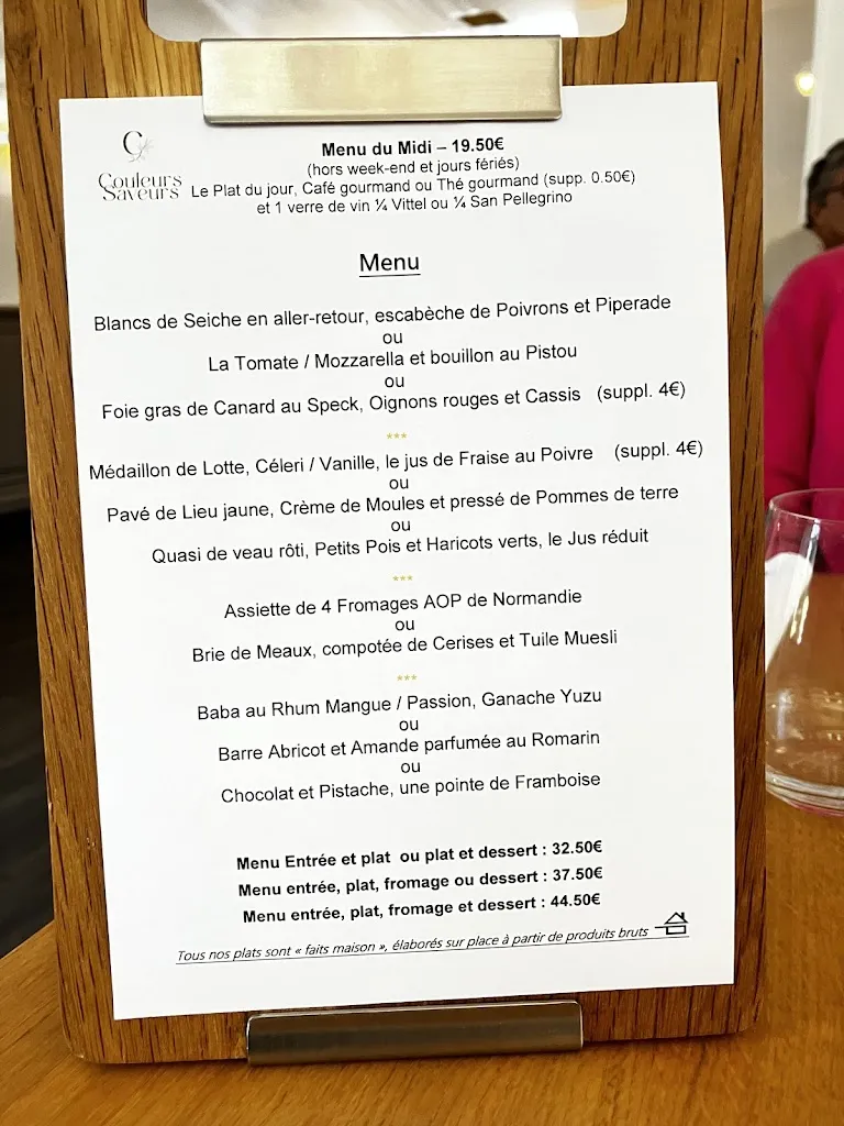 Menu_Restaurant Couleurs Saveurs_Bricqueville-sur-Mer_image_1