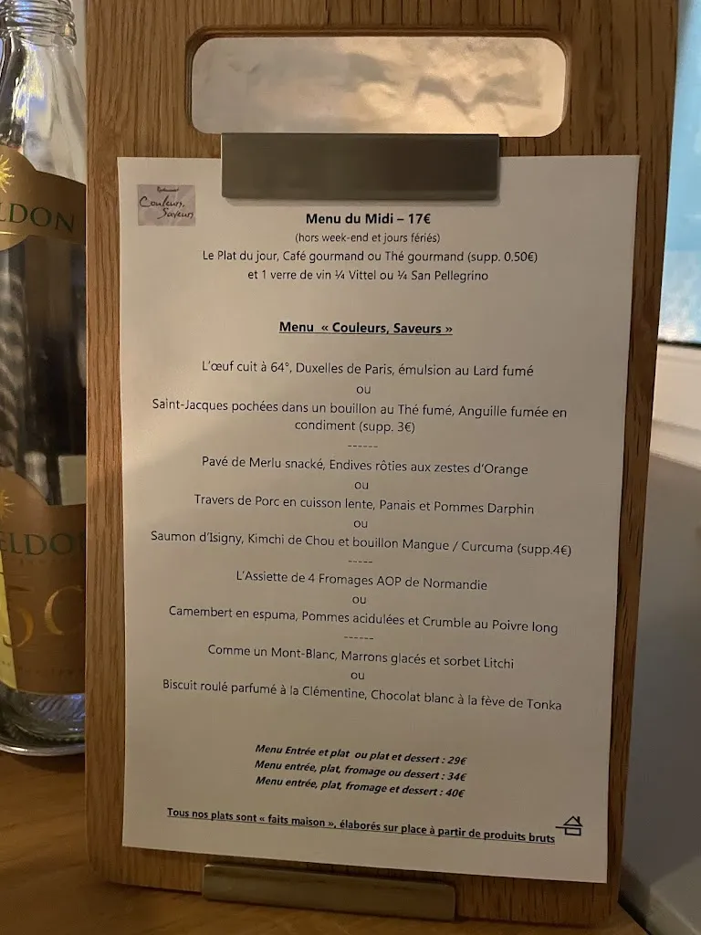 Menu_Restaurant Couleurs Saveurs_Bricqueville-sur-Mer_image_4