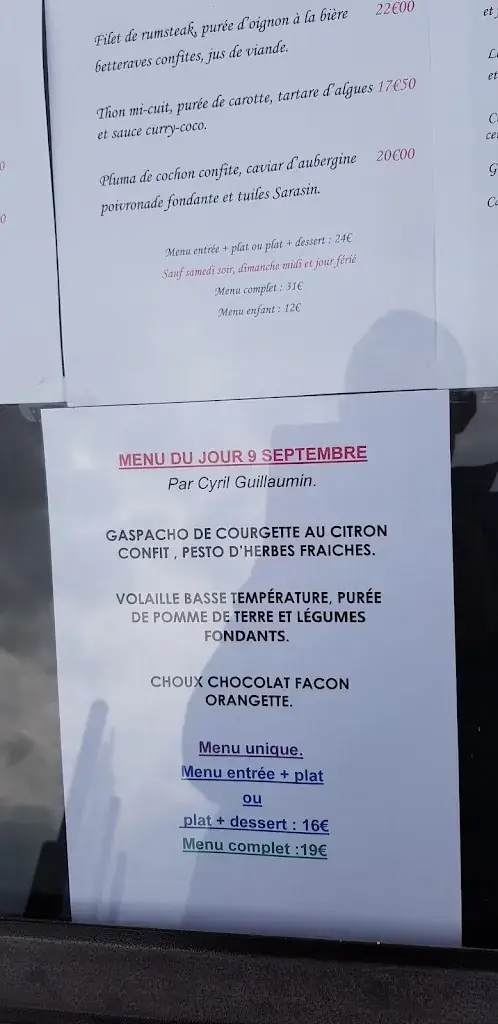 Menu_Le Bistro'nomik_Granville_image_2